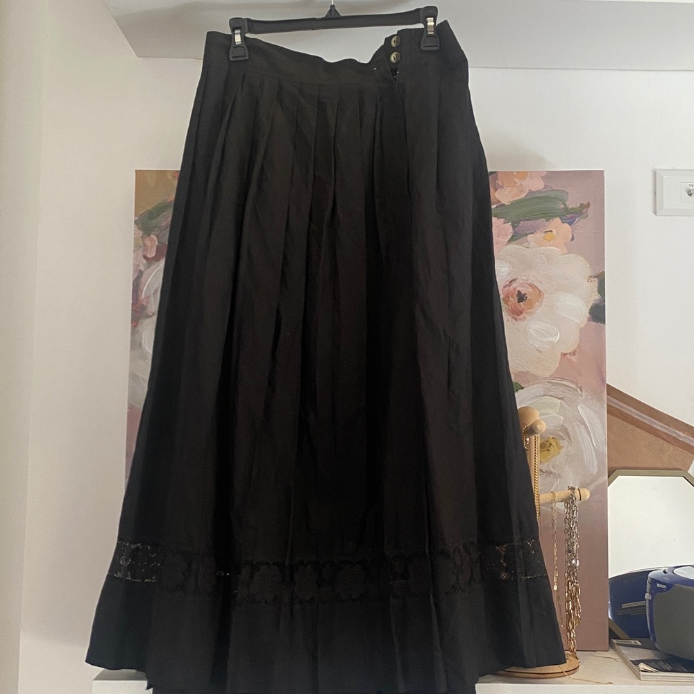 Linen Maxi Skirt - Picture 3 of 9